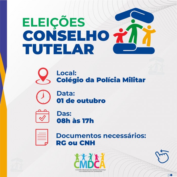 Candeias: Eleição para conselheiros tutelares acontece no domingo (1); confira o local de votação e quem são os candidatos