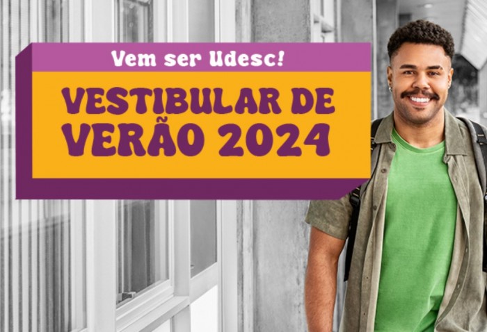 Udesc inicia inscrições e campanha do Vestibular de Verão 2024 na próxima segunda