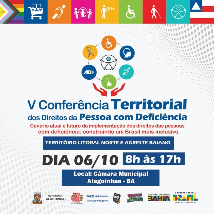 Alagoinha sediará V Conferência Territorial dos Direitos da Pessoa com Deficiência no dia 6 de outubro