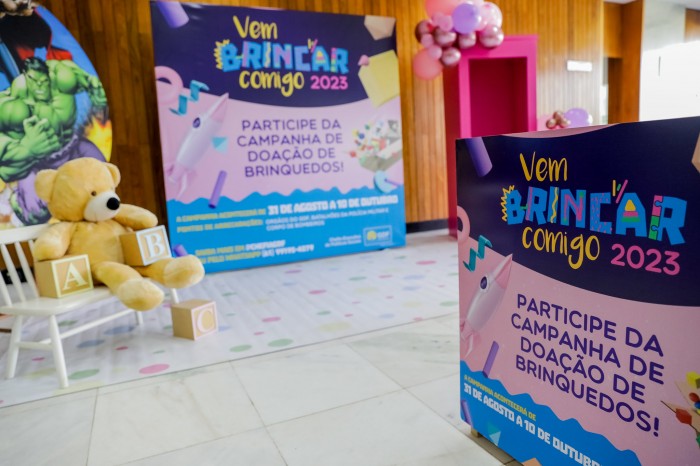 Campanha Vem Brincar Comigo receberá brinquedos em drive-thru nesta terça