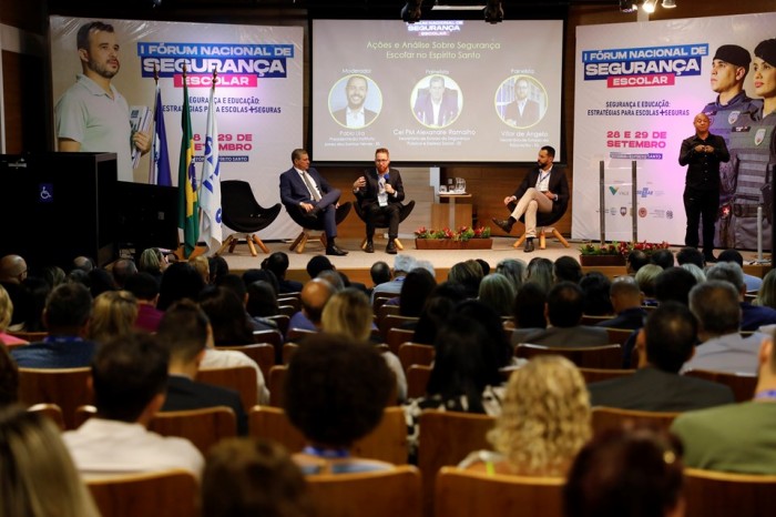 Primeiro Fórum Nacional de Segurança Escolar reúne cerca de 400 participantes em dois dias de evento