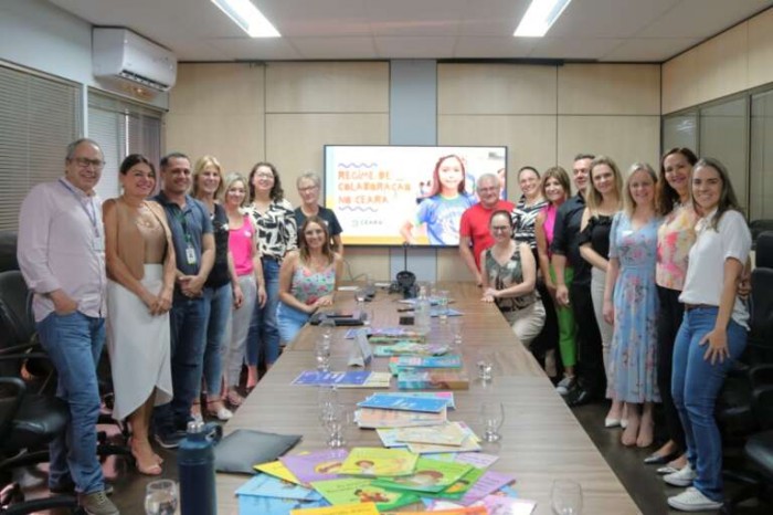 Seduc recebe visita de comitiva do RS para conhecer regime de colaboração cearense