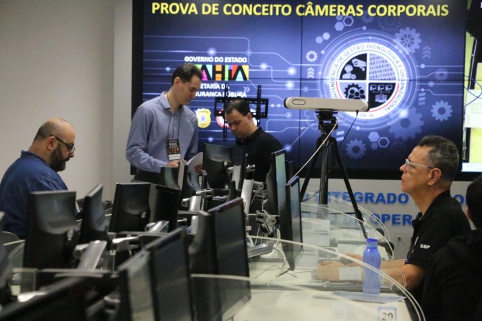 SSP inicia Prova de Conceito com terceira candidata a fornecimento de câmeras corporais