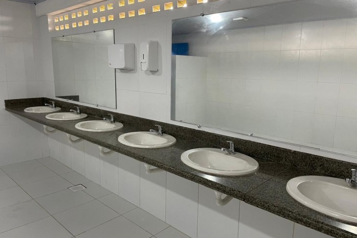 Banheiros do CCC são requalificados e novas melhorias são anunciadas