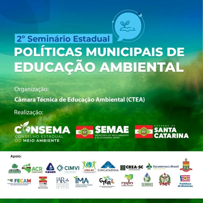 Semae realiza seminário para o fortalecimento da Educação Ambiental em Santa Catarina