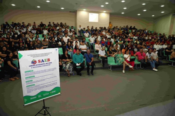 Saeb 2023: A Secretaria de Educação mobiliza grêmios estudantis para compartilhar informações sobre a avaliação nacional