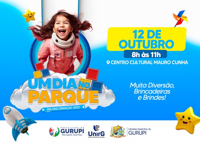 Gurupi se transformará na capital da alegria no dia das crianças