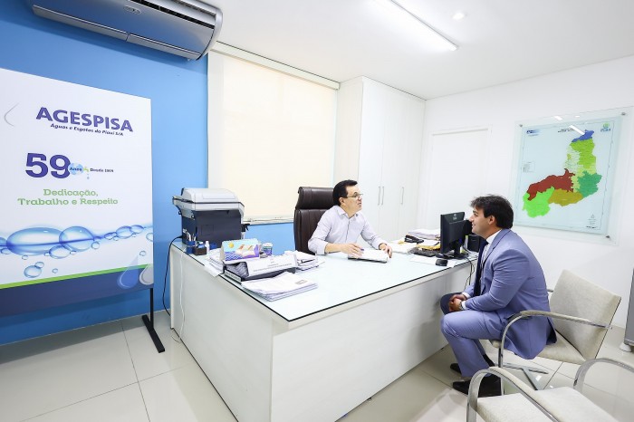 Seinfra e Agespisa se reúnem para discutir o funcionamento da Adutora Sudeste