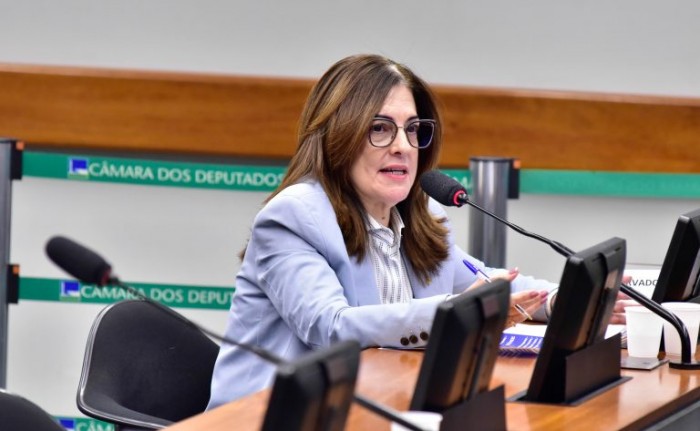 A relatora, deputada Rogéria Santos, recomendou a aprovação da proposta - (Foto: Zeca Ribeiro / Câmara dos Deputados)