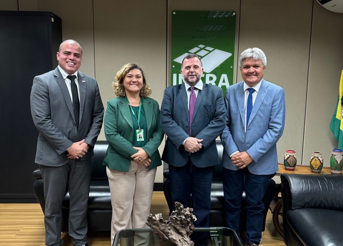 - O presidente do Iterma, Anderson Ferreira, realizou uma intensa agenda em Brasília com representantes do Governo Federal (Foto: Divulgação).