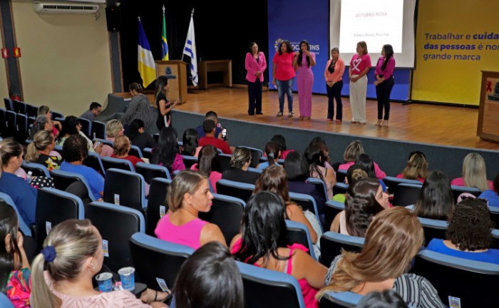 Governo do Tocantins promove evento de conscientização sobre o câncer de mama para servidoras do Estado