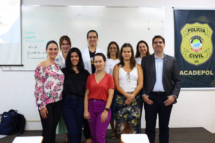 Polícia Civil participa de projeto relacionado ao estágio de Psicologia Organizacional (P.O.), em parceria com a UNIDERP em Campo Grande
