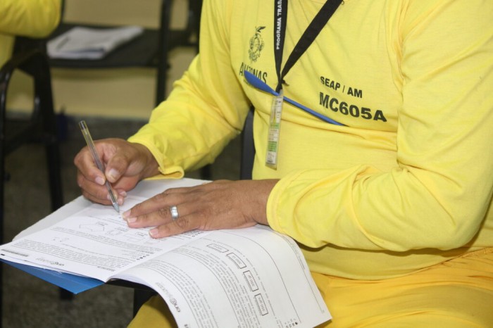 Encceja 2023: Seap inicia aplicação do exame para 1.066 custodiados do sistema penitenciário