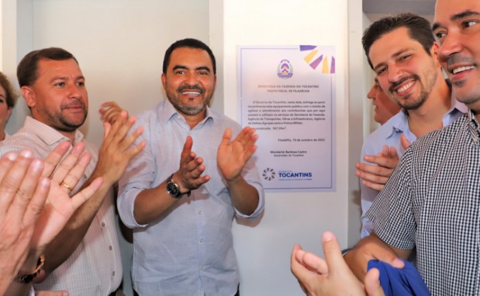 Em Filadélfia, governador Wanderlei Barbosa inaugura posto fiscal, unidade da PM e pavimentação