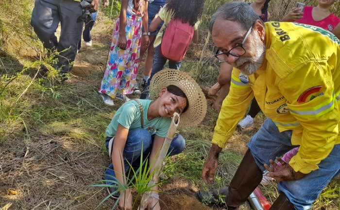 Naturatins comemora 24 anos da APA Lago de Palmas com plantio de mudas 