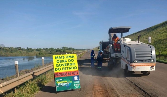 Governo do Estado inicia a restauração de 11km da MS-480, em Batayporã