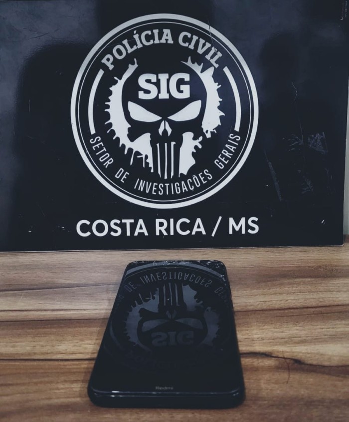 Polícia Civil recupera aparelho celular em posse de receptador em Costa Rica
