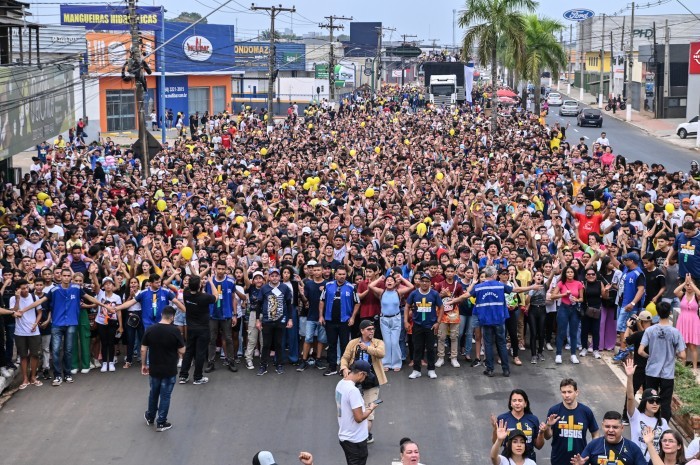 Com apoio do governo, Marcha para Jesus 2023 em Rio Branco reúne milhares de fiéis