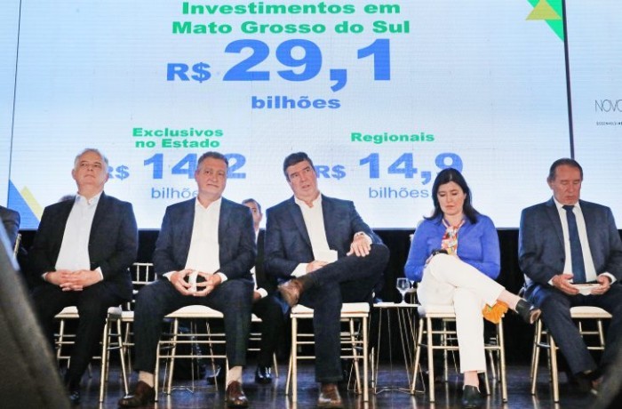 Governador Eduardo Riedel e ministros apresentam obras do Novo PAC que vão mudar a realidade de MS