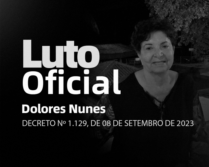 Prefeitura de Gurupi decreta luto oficial em razão do falecimento da ex-deputada Dolores Nunes