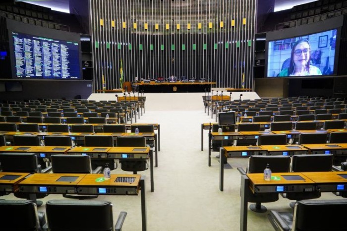 Sessão do Plenário da Câmara dos Deputados - (Foto: Pablo Valadares/Câmara dos Deputados)