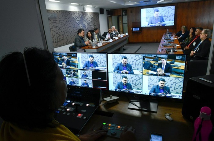 Conselho de Comunicação Social do Congresso debateu o combate a discursos criminosos em redes sociais - Foto: Edilson Rodrigues/Agência Senado