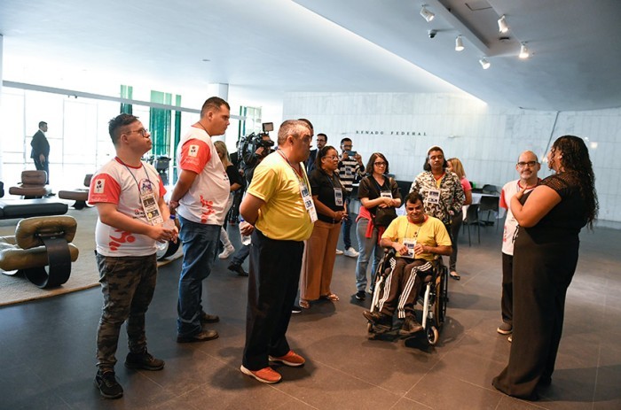 Participantes da oficina apresentaram três ideias legislativas em benefício das pessoas com deficiência - Roque de Sá/Agência Senado