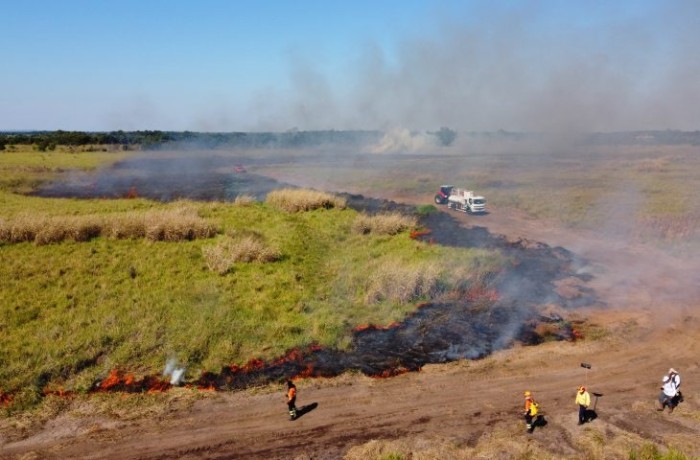 Ação integrada e treinamento contribuem para prevenção de incêndios florestais em MS