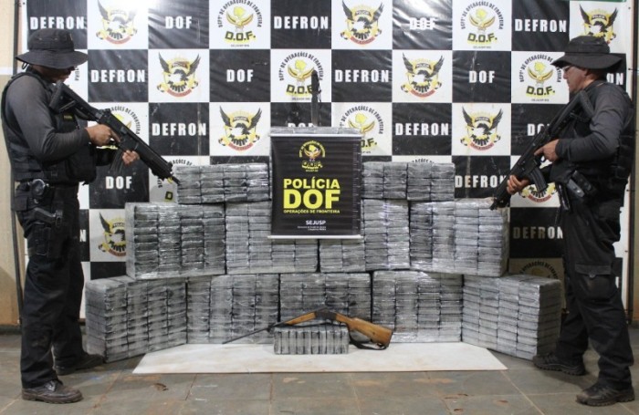 DOF apreende carga milionária de cocaína avaliada em quase de R$ 50 milhões