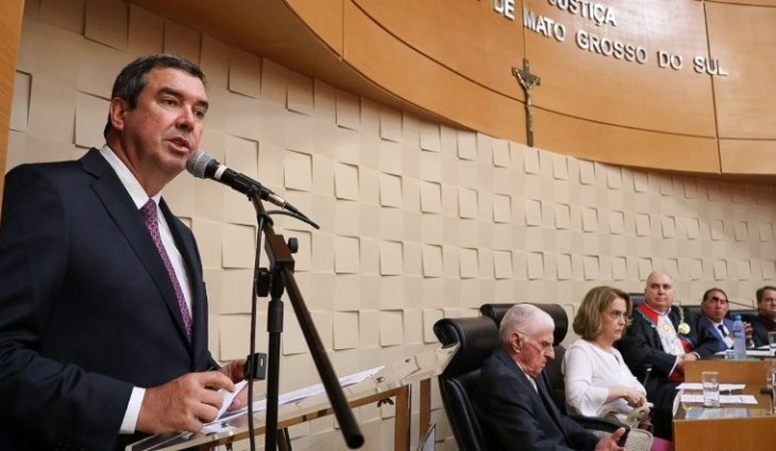 Eduardo Riedel defende convergência entre os Poderes e destaca projetos em comum com o Tribunal de Justiça