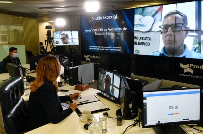 A homenagem foi realizada pelo Senado de forma remota - Leopoldo Silva/Agência Senado