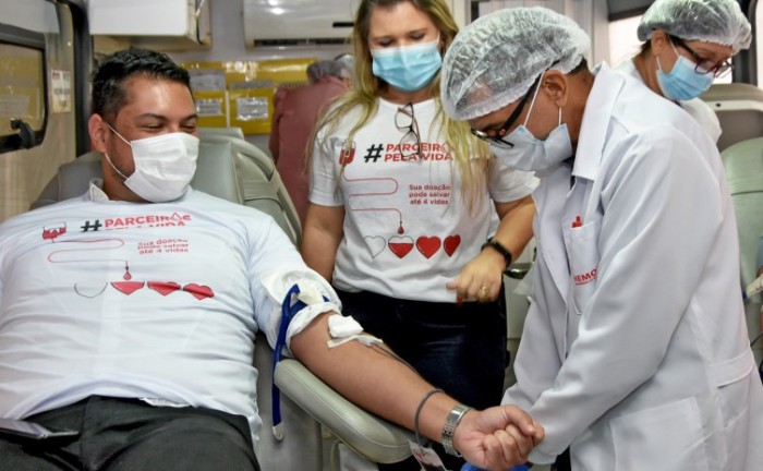 Secretaria de Saúde realiza ação para captação de doadores de sangue e medula óssea