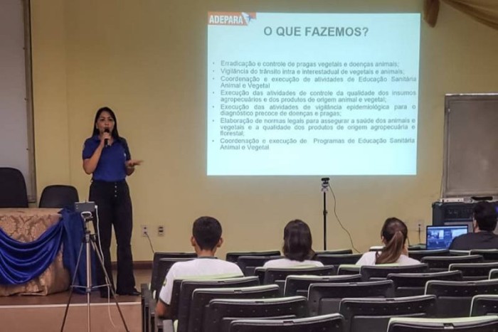Adepará ensina manejo correto de agrotóxicos a estudantes e professores de cursos técnicos