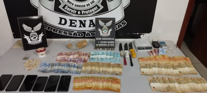 Polícia Civil prende casal por tráfico de drogas em Campo Grande