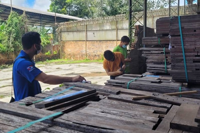 Lotes de madeiras apreendidas são comercializadas no Feirão da Semas 