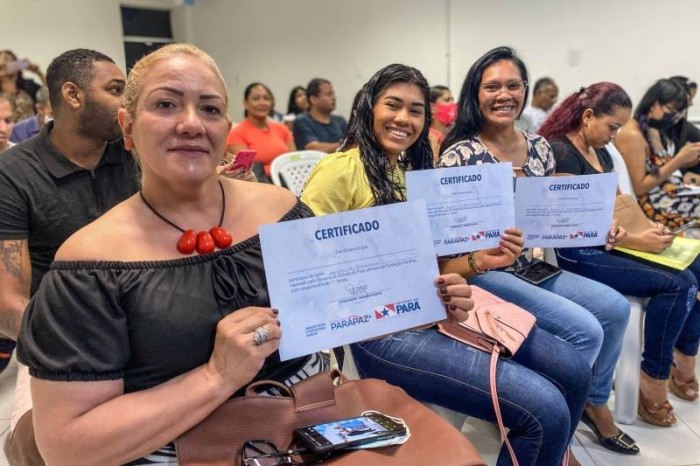 Unidade Social ParáPaz celebra certificação da primeira turma de curso profissionalizante 
