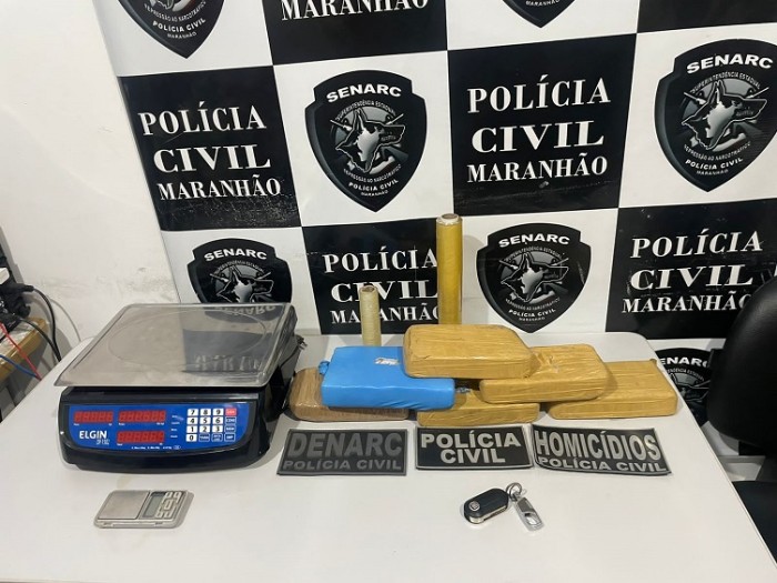 Tabletes de crack são apreendidos durante operação da Polícia Civil em Timon