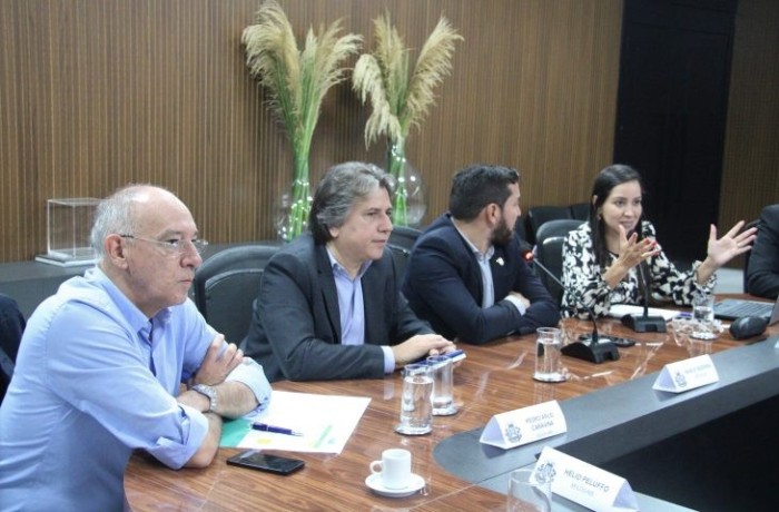 Comitiva de MS conhece processo de tramitação eletrônica e acompanhamento das entregas e fortalece laços com MT