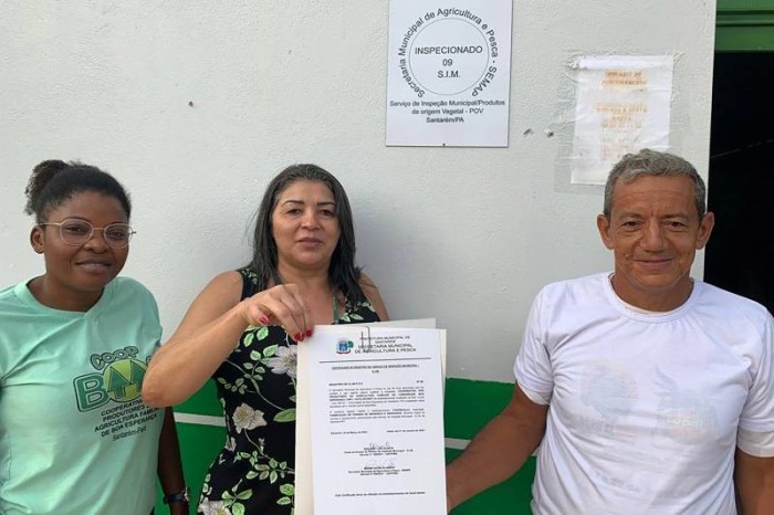 Em Santarém, cooperativa de agricultores obtém registro no Serviço de Inspeção Municipal com auxílio da Emater 