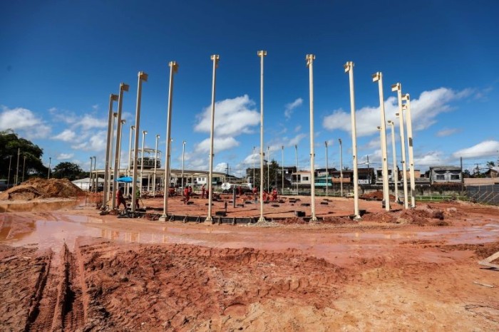 Obras da Usina da Paz Terra Firme alcançam 60% de conclusão