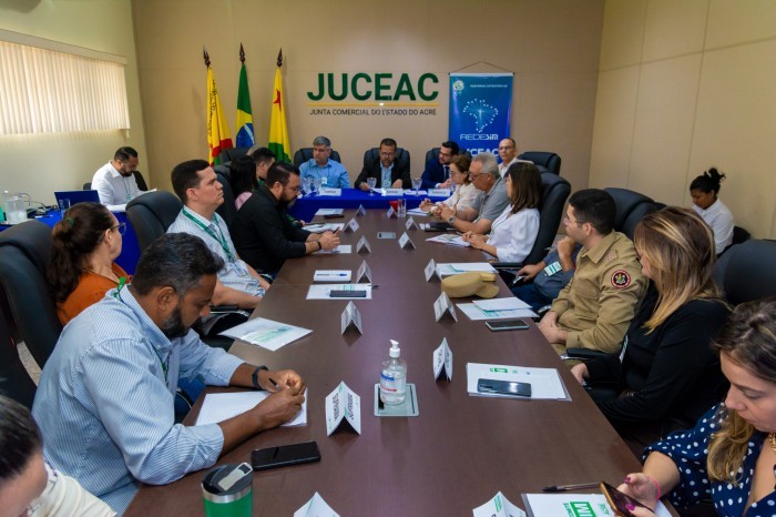 Junta Comercial e instituições parceiras se reúnem para fortalecer o ambiente de negócios no Acre