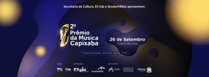 LICC: 2º Prêmio da Música Capixaba realiza premiação com transmissão ao vivo na próxima terça-feira (26)