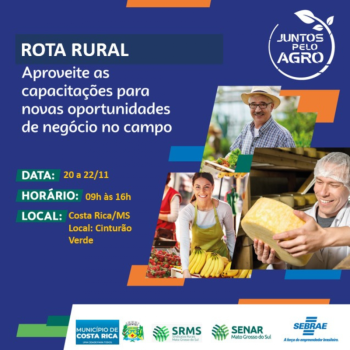 Capacitação Itinerante do Rota Rural promove o desenvolvimento do agronegócio...