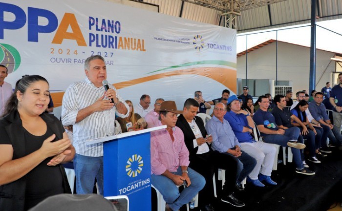 Em Colinas, Laurez Moreira destacou que a prioridade do Governo do Tocantins é ouvir as pessoas para alinhar os planos dos próximos quatro anos - Foto: Adilvan Nogueira/Governo do Tocantins