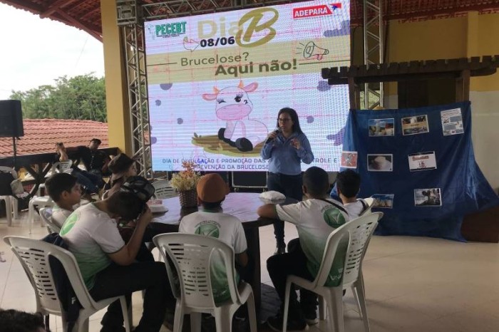 Ações educativas, vacinação e visitas a laticínios integram o Dia 'B' da Brucelose no Pará