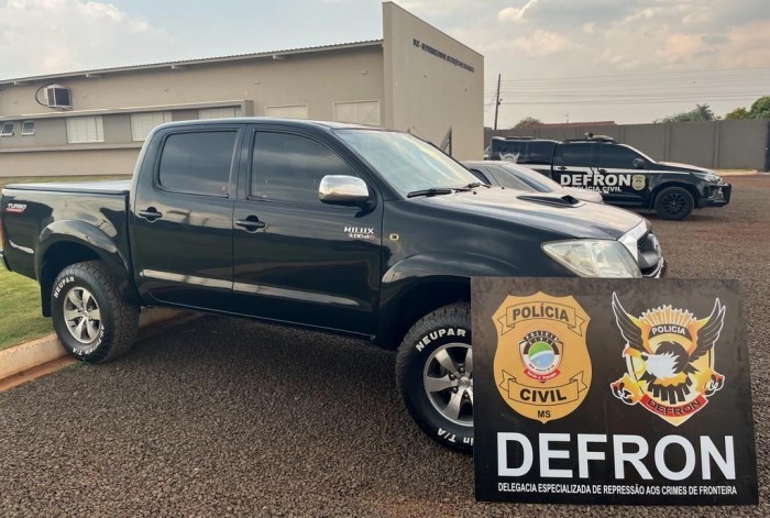 Polícia Civil recupera caminhonete adquirida por meio de estelionato