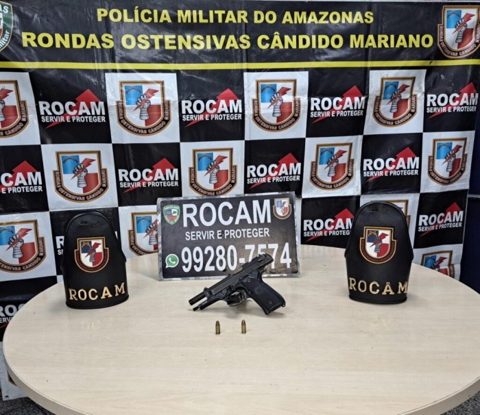 PMAM prende homem e apreende armas de fogo