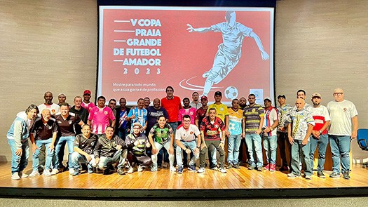 Congresso técnico define grupos e jogos da 5ª Copa Praia Grande de Futebol Amador