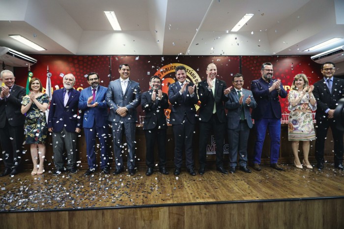 Governador Gladson Cameli participa de homenagem aos servidores do Ministério Público do Acre 