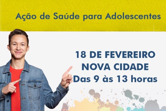SMS leva ação de saúde, com Van da Vacina e Caravana do Sorriso, para adolescentes do Nova Cidade nesta sexta-feira